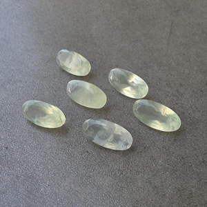 พลอยเพรนไนต์ธรรมชาติทรงรีขนาดใหญ่เจียระไนแล้ว พลอยหลวมสำหรับทำเครื่องประดับ มีทุกขนาด - Product Image 6