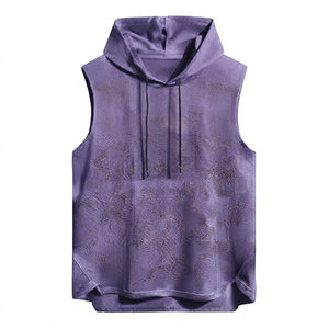 Camiseta Deportiva de Gimnasio 100% Algodón, Estilo Urbano, Verano, Culturismo, Sin Mangas, Diseño Deportivo, Camiseta sin Mangas para Hombre - Product Image 5