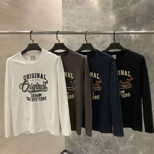 เสื้อยืดแขนยาวผู้ชายผ้าคอตตอนผสมสแปนเด็กซ์ ระบายเหงื่อได้ดี สำหรับเล่นกีฬา ใช้ในชีวิตประจำวัน ฝึกซ้อม คุณภาพพรีเมียม ขายส่ง - Product Image 2