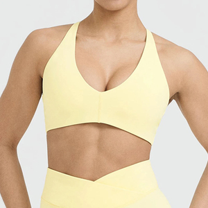 Soutien-gorge de sport pour femme de qualité supérieure, doux et respirant, bon prix, pour l'entraînement et le fitness, en Spandex/Nylon - Product Image 4