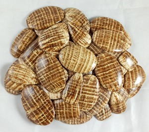 พลอยอะราโกไนต์สีน้ำตาลธรรมชาติทรงหลังเบี้ยขัดเงา รูปทรงผสม สำหรับทำเครื่องประดับ ขายส่ง ขนาดตามสั่ง - Product Image 6