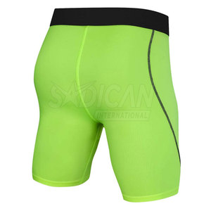 Shorts de compression décontractés respirants à taille élastique de qualité supérieure pour l'entraînement de lutte, la gym et les sports actifs pour hommes - Product Image 3