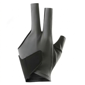 Gants de billard/snooker unisexes à trois doigts, haute qualité, prix bas, respirants, légers, en nylon et élasthanne. - Product Image 1