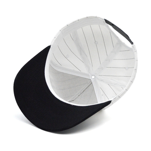 OEM Classic Unisex Cotton Two Tone 5 Panel a <b>Frame</b> Structured Gorras Custom 3d Large Letter Embroidered Hat Visor Baseball Cap - Product Image 2