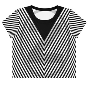 เสื้อยืดเอวลอยเซ็กซี่สำหรับผู้หญิง,เสื้อโยคะโชว์สะดือใส่ออกกำลังกายปรับแต่งโลโก้ได้ - Product Image 1