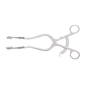 Rétracteur conique auto-serrant à bras articulés, à pointes émoussées 3:4, profondeur 25 mm, longueur totale 254 mm, prix de gros abordable - Product Image 1