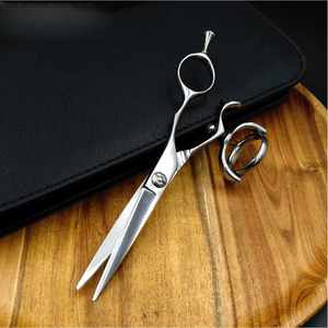 Ciseaux de coiffure professionnels à poignée pivotante pour barbier - Product Image 6