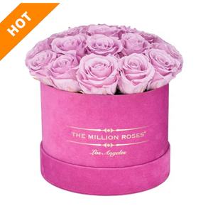 Caja de Flores Cilíndrica, Diseño Moderno, Hecha a Mano, Cartón Corrugado con Estampado en Bronce para Ramos de Flores, Logotipo Personalizado, Simple - Product Image 1