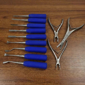 ชุดเครื่องมือผ่าตัดจมูกสุนัขสำหรับการผ่าตัดเสริมจมูกสัตว์เลี้ยง 13 ชิ้น ทำจากสแตนเลสคุณภาพสูง ใช้ซ้ำได้ - Product Image 3