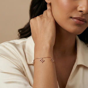 Brazalete de Diamantes Naturales de 0.06 Ct, Certificado IGI, Corte Brillante Redondo H-I, Claridad VS-SI, Joyería Fina para Mujer, Extraído de la Tierra - Product Image 1