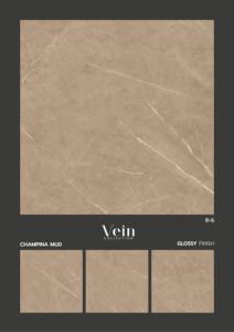 Azulejo de Porcelana Brillante Platinum Beam, 600x600mm, 60x60cm, 24x24 Pulgadas, Superficie Cuadrada Contemporánea de Lujo - Product Image 3