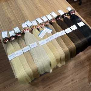 Extensiones de Cabello con Punta Plana, Cabello Humano Remy Vietnamita, Liso Natural, Duradero, Trama Doble a Máquina, Todos los Colores, Venta al por Mayor de Fábrica - Product Image 4