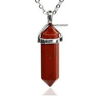 Superventas piedras naturales cristales curación piedras preciosas ágata ópalo opalita piedra facetada lápiz punto joyería colgante collar