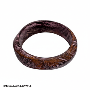 กำไลข้อมือไม้แกะสลักสไตล์โบโฮสีชมพูโบราณทำมือสำหรับผู้หญิง - Product Image 2