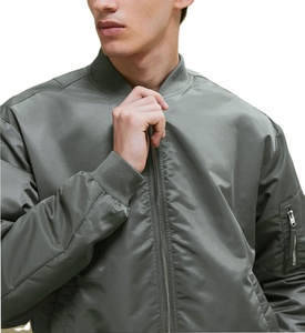 Vente en gros 2025 Logo personnalisé Collège Broderie vierge en vrac Veste personnalisée en gros pour hommes - Product Image 4