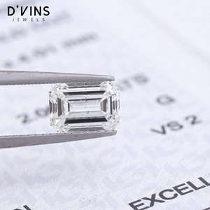 Diamantes Cultivados en Laboratorio D'vins Jewels de 2ct, Corte Esmeralda VS2, Color Fancy Light, para Joyería, en Oferta - Product Image 4