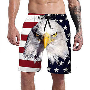 Shorts de bain pour hommes 2025 – Caleçons de plage et boardshorts d'été 100 % polyester, imperméables, respirants, séchage rapide, écologiques, par sublimation - Product Image 2