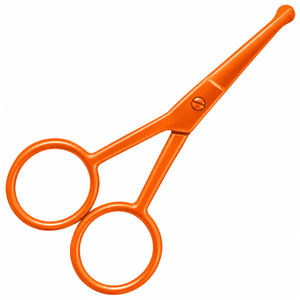 Tijeras de Manicura de Acero Inoxidable de Marca Privada, Tijeras de Punta Redondeada con Cuchilla Afilada, Herramienta Segura para Recortar el Vello de la Nariz, Proveedor OEM ODM - Product Image 5
