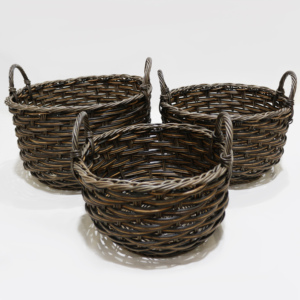 <b>Plastic</b> Eco-friendly Multifunction <b>Storage</b> Baskets Set 4 for Kitchen Neatening Organizing Toys Easy Clean Design Simple Style - Product Image 6