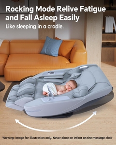 Fauteuils de massage en gros à gravité zéro pour le corps entier, avec rouleaux chauffants pour les pieds et fonction de scan corporel, pour un massage Shiatsu complet - Product Image 4