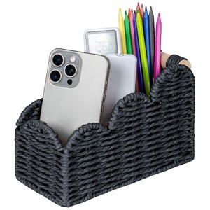 Handcrafted Seagrass <b>Desk</b> Organizer Pen Holder Wholesale India - Product Image 3