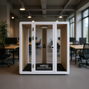 Duo HIPOD Acoustic Office Pods Indoor Privacy Booth for Phone Use Enhances Office Sound Cancellation - Product Image 3