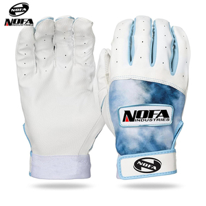 Guantes de Bateo de Béisbol para Zurdos con Logotipo Personalizado, Cierre de Gancho y Bucle, Antideslizantes, con Soporte Acolchado para la Muñeca, Transpirables y Duraderos - Product Image 2