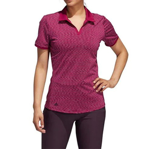 Women Custom Logo Polo Shirt Solid Color <b>Short</b> <b>Sleeve</b> <b>Button</b> <b>Up</b> Breathable Casual Knitted Top Summer 2026 - Product Image 1