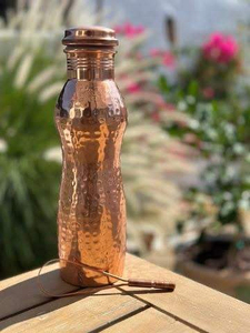 <b>Copper</b> <b>Drinking</b> <b>Bottle</b> 1000ml Eco-Friendly Reusable Water <b>Bottle</b> for Everyday Use - Product Image 3