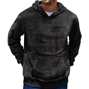 Premium <b>Sherpa</b> <b>Fleece</b> Hoodie <b>Men</b> Women Cozy Warm Winter Soft Plush Pullover Hooded Sweatshirt Custom Casual Streetwear Print - Product Image 1