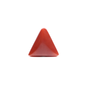 Natural Red Coral Loose Gemstone 6.2 Carat 10x12mm Oval Cut for Fine Jewelry - Product Image 1