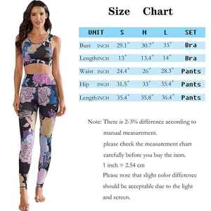 Ensemble de vêtements de yoga imprimés par sublimation pour femmes, soutien-gorge et legging avec impression par sublimation, design uni à prix avantageux pour les fabricants - Product Image 5