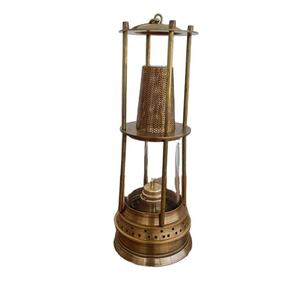 Lanterne marine vintage portable en laiton antique, lampe à huile nautique pour la décoration intérieure et extérieure - Product Image 1