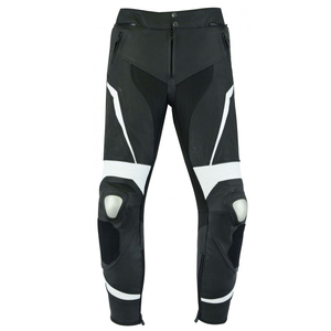 Pantalones de Motociclismo de Cuero Vacuno Perforado Personalizados, Pantalones de Montar de Cuero Genuino para Invierno, Resistentes al Viento, Tallas Grandes - Product Image 5