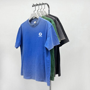เสื้อยืดลายซันเฟดดีไซน์โดดเด่นขายดี ราคาส่ง คุณภาพสูง เสื้อยืดสตรีทแวร์ลายซันเฟดสำหรับขาย - Product Image 1