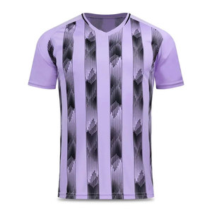 Maillot de football personnalisé pour adulte, manches courtes, été, respirant, séchage rapide, coupe-vent, écologique, 100% polyester - Product Image 1
