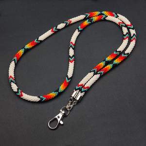 Collier coloré bohème perlé, cordon porte-badge pour femme, idéal pour cadeaux et travail, à prix abordable - Product Image 2