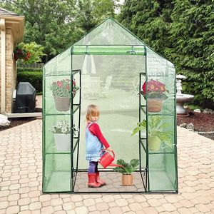 Invernadero Portátil de 4 Niveles con 8 Estantes para tu Jardín - Product Image 5