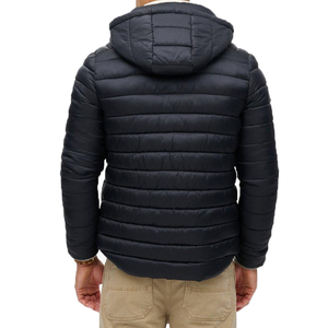 Chaqueta personalizada para hombre, ropa de invierno, estilo moderno, cálida, con capucha, impermeable, abrigo de viaje para exteriores, chaqueta de plumón para hombre. - Product Image 2