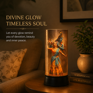 Radha Krishna LED Table <b>Lamp</b> Divine Spiritual Night Light Decorative Home Temple Bedroom <b>USB</b> Powered Acrylic Gift 9.5 Inch <b>Lamp</b> - Product Image 4