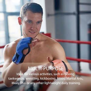 Guantes de MMA de estilo profesional con acolchado absorbente de impactos para golpear y luchar, guantes de MMA ligeros para sparring. - Product Image 5