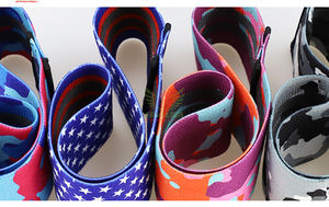 ชุดยางยืดออกกำลังกายสำหรับบริหารสะโพกผู้หญิง แบบวงกลม กว้าง กันลื่น สำหรับออกกำลังกายกล้ามเนื้อก้น ทำจากโพลีเอสเตอร์คุณภาพสูง - Product Image 3