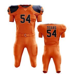 Top Selling Reversible Youth Football Jersey Pant Uniform <b>Sets</b> Custom Full Sublimation American Football Gear with Short Sleeves - Product Image 1