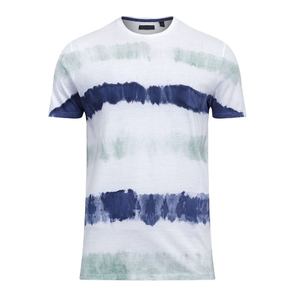 Camiseta de Cuello Redondo de Alta Calidad, 100% Algodón, con Estampado Tie Dye, Logotipo Personalizado, Unisex, Manga Corta, Corte Regular, Estilo Hip Hop para Hombre - Product Image 2