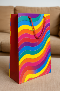 Bolsas de Regalo Coloridas con Asas de Cuerda Roja para Fiestas, Cumpleaños y Celebraciones - Product Image 4