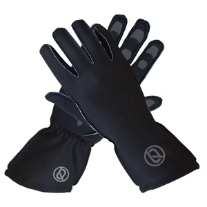 Guantes de cuero para mujer, elegantes, con diseño de medio dedo, guantes de cuero para conducir, sensación suave, diseño de muñeca ajustable, guantes para conducir - Product Image 1
