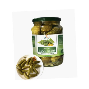 Concombres en conserve de qualité supérieure, best-seller, fabriqués au Vietnam, délicieux, emballés dans un bocal Mason de 540 ml - Product Image 1