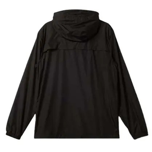 Veste en toile légère coupe-vent personnalisée avec logo pour homme, collection été 2025 – Blouson décontracté en nylon à fermeture éclair longue et col montant - Product Image 2