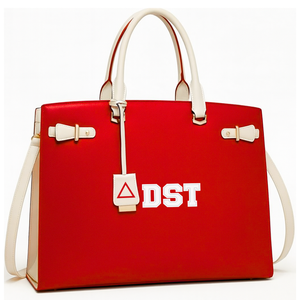 Delta | Sigma | Theta Sorority Tote <b>Bag</b> PU Leather Women's Briefcase <b>Work</b>& Travel <b>Bag</b> Shoulder <b>Large</b> Capacity Hand <b>Bag</b> Carryall - Product Image 3