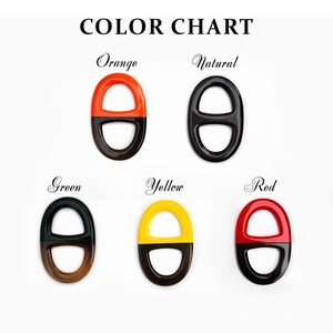 Anillo para Bufanda Ecológico de Cuerno de Búfalo con Acabado Pulido, Sujeción Segura y Elegancia Suave para Bufandas - Regalo de Año Nuevo y Halloween - Product Image 3